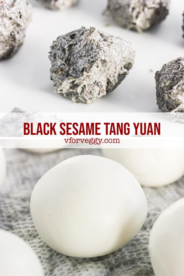Black Sesame Tang Yuan