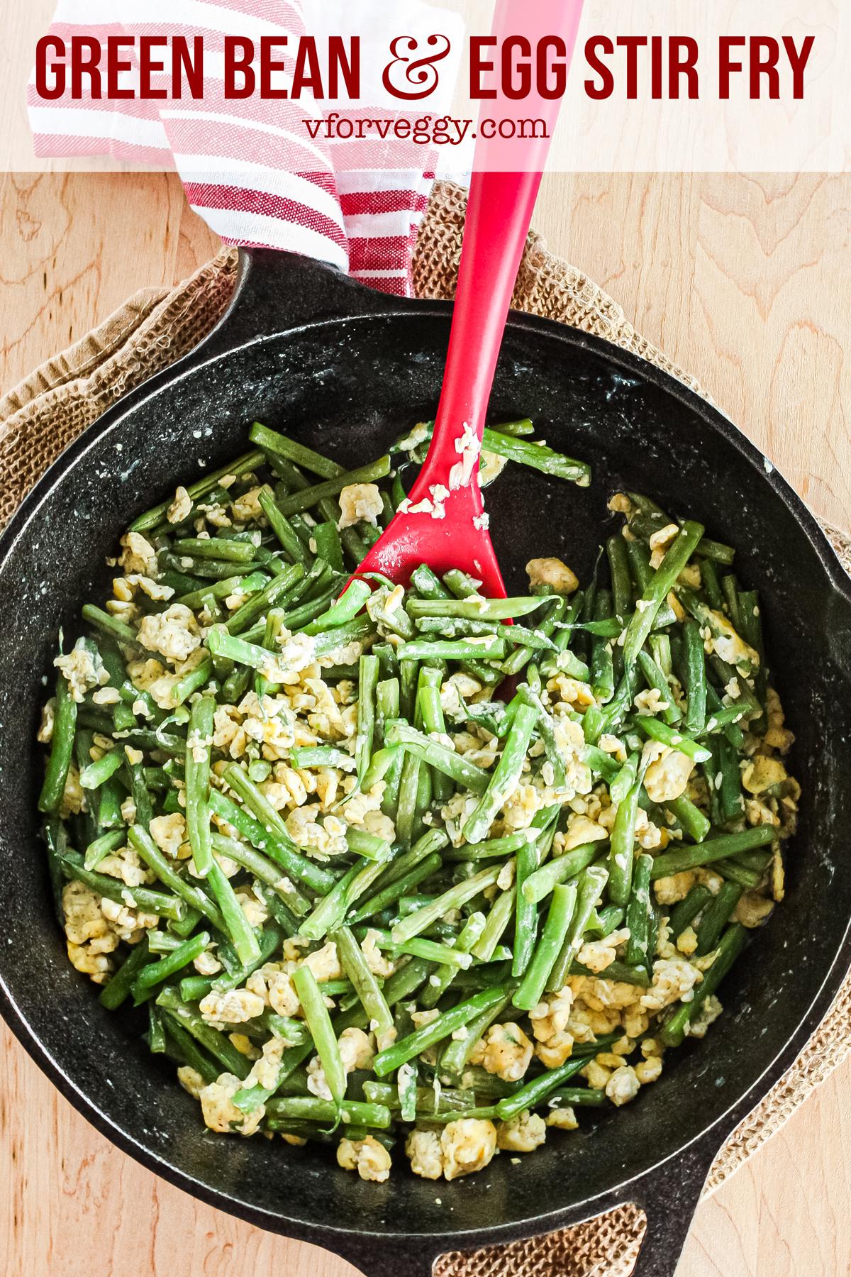 Green Bean and Egg Stir Fry