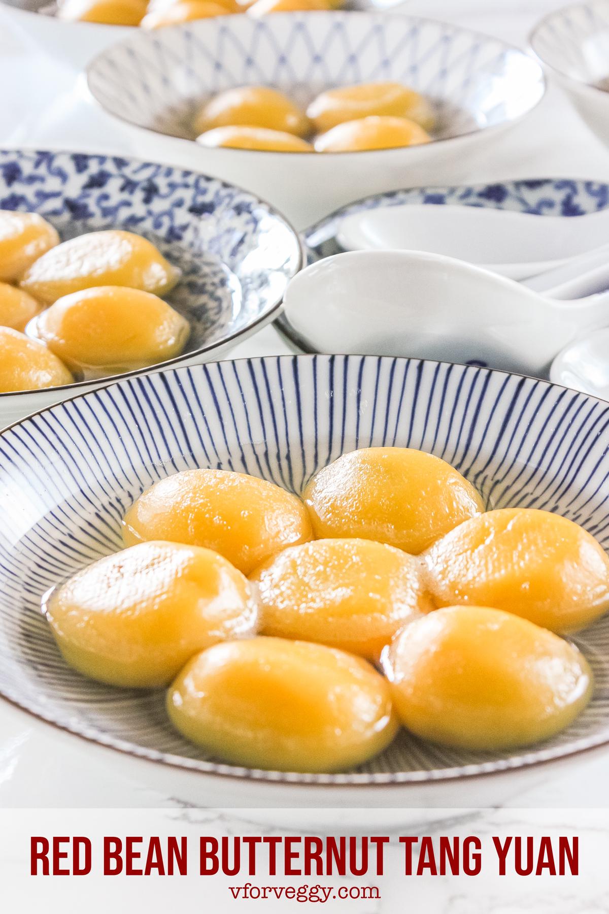 Red Bean Butternut Tang Yuan