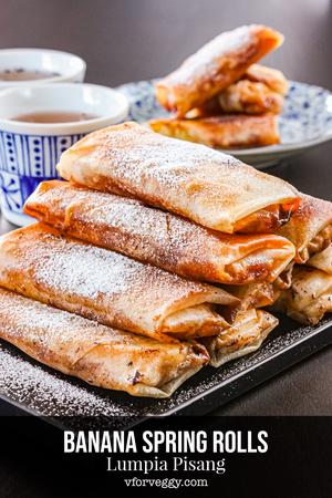 Banana Spring Rolls