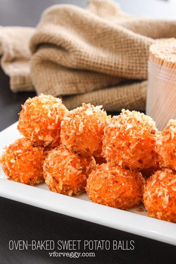 Oven-Baked Sweet Potato Balls