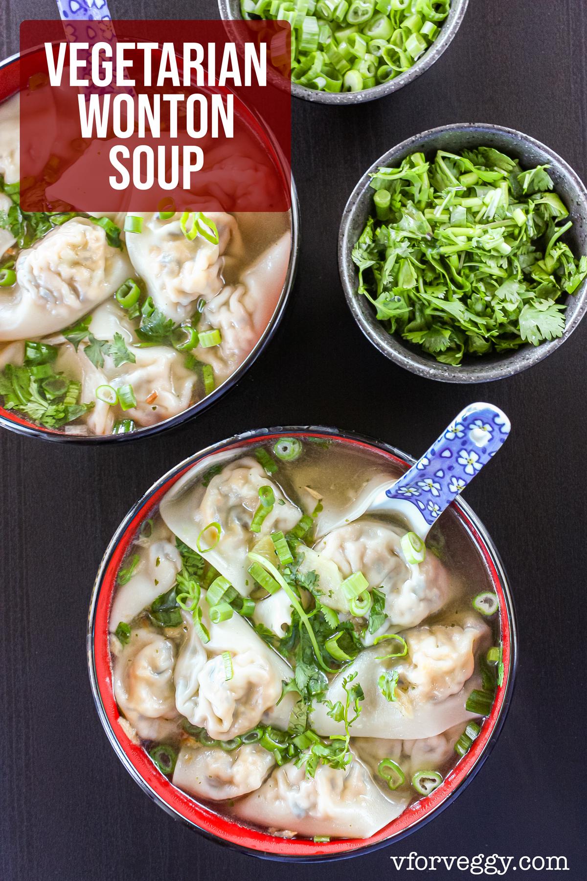 Vegan Wonton Soup - The Viet Vegan