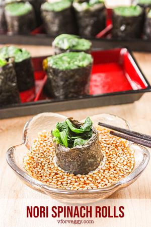 Nori Spinach Rolls