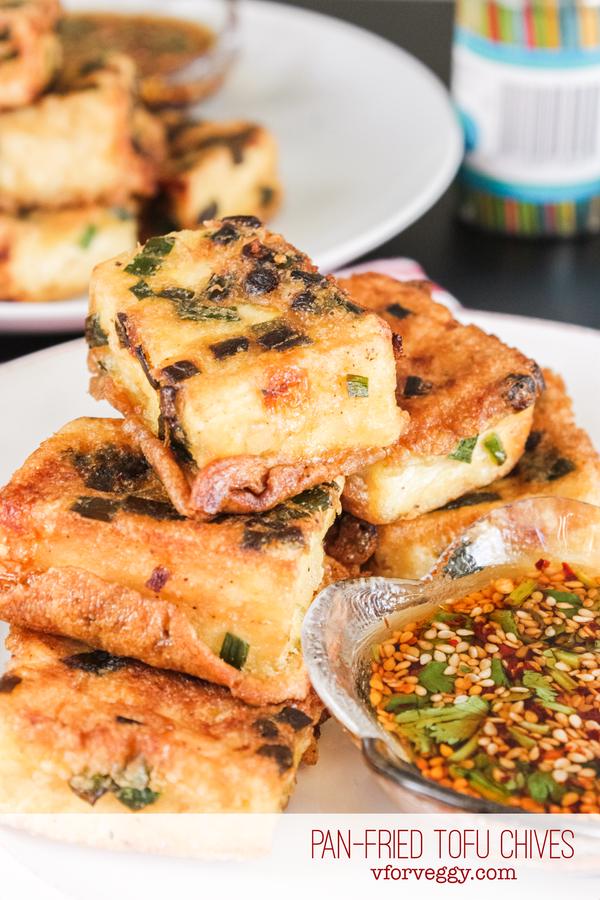 Pan Fried Tofu Chives