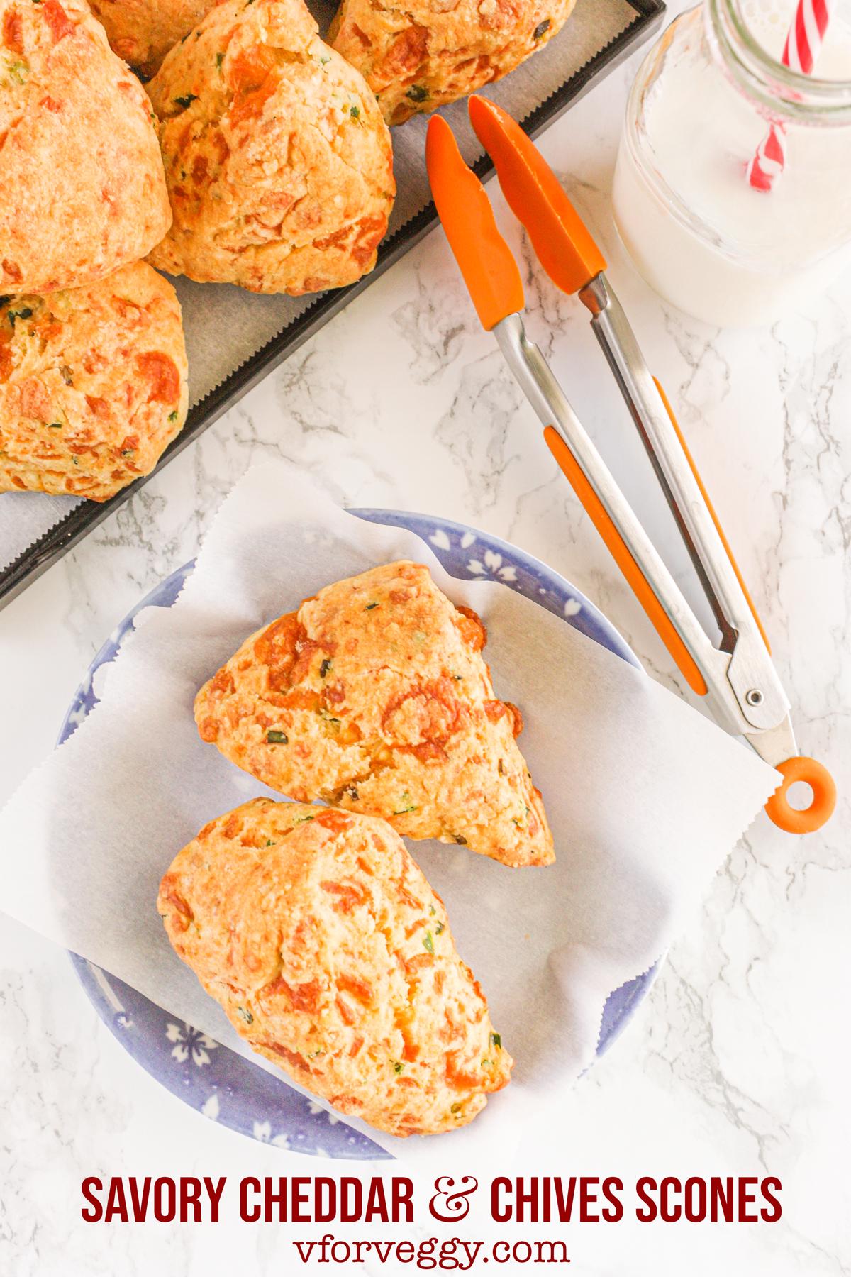 Savory Cheddar & Chives Scones