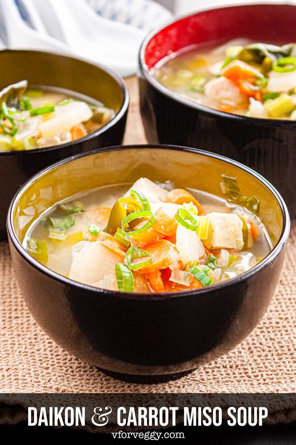 Daikon & Carrot Miso Soup