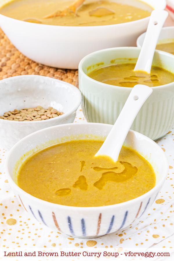 Lentil and Brown Butter Curry Soup