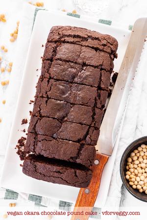 Okara Chocolate Pound Cake