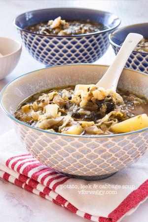 Potato, Leek, and Cabbage Soup