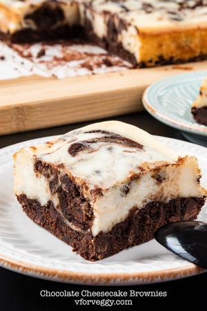 Chocolate Cheesecake Brownies