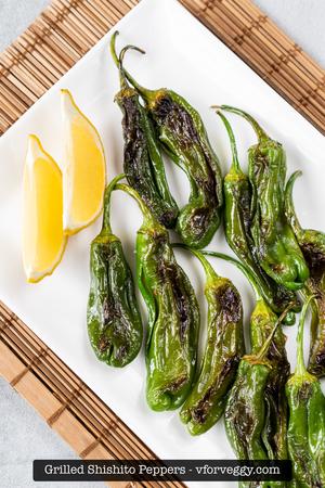 Grilled Shishito Peppers