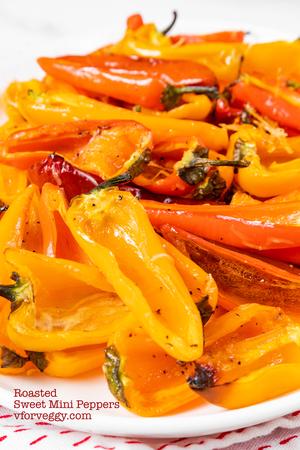 Roasted Sweet Mini Peppers