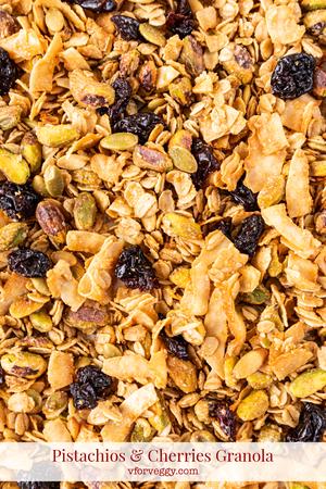 Pistachios and Cherries Granola