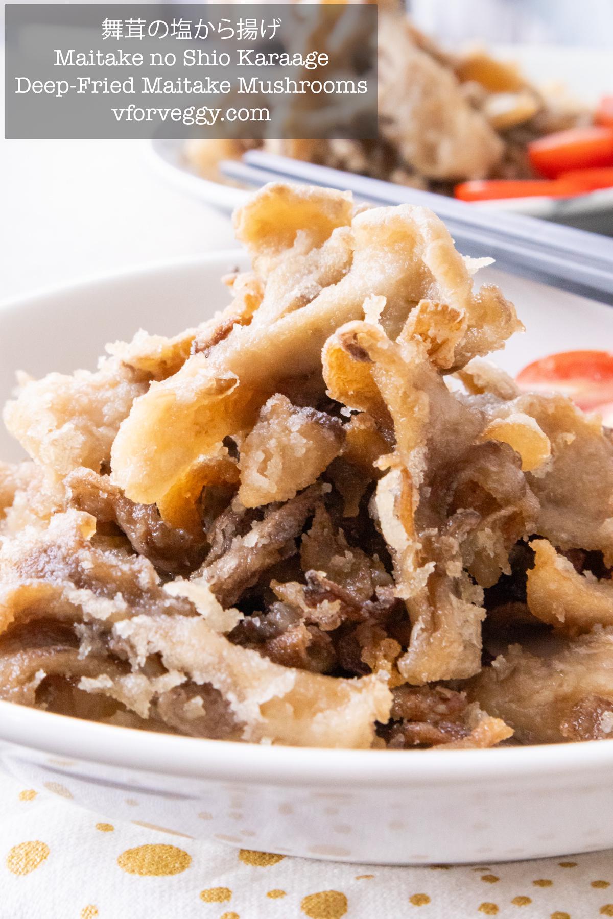 DeepFried Maitake Mushrooms V for Veggy