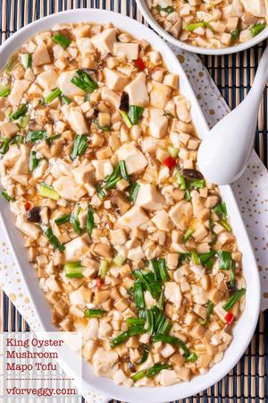 King Oyster Mushroom Mapo Tofu